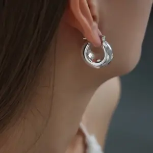 F1039 Steel Earrings