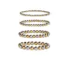 Wholesale Casual Simple Style Geometric 304 Stainless Steel Bracelets In Bulk