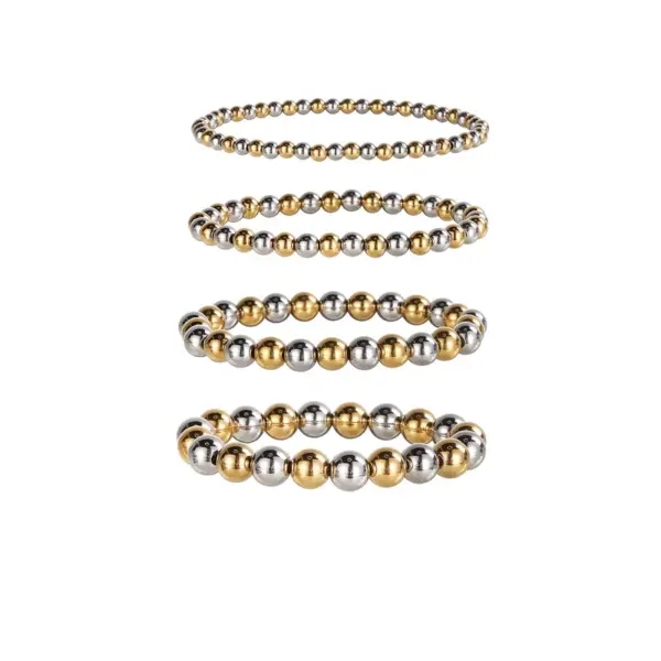 Wholesale Casual Simple Style Geometric 304 Stainless Steel Bracelets In Bulk