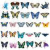 Wholesale 58 Cartoon Color Butterfly Personality Insect Luggage Motorcycle Laptop Car Decoration Stickers