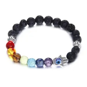 B0906 Volcanic Rock Palm Eye Style