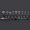 Wholesale 1 Pair Simple Style Moon Heart Shape Plating 304 Stainless Steel 18K Gold Plated Ear Studs