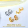 Wholesale 316 Stainless Steel PVD Coated Geometric Earrings For Women's