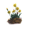 Wholesale 1:12 Dollhouse Accessories Dollhouse Mini Clay Flower Plant Potted Narcissus Bush Small Beetle Model