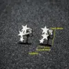 Ion Plating (IP) 18K Gold Real Gold Plated Star 304 Stainless Steel Cute Sweet Waterproof Non Tarnish Small Stud Earrings Ear Studs
