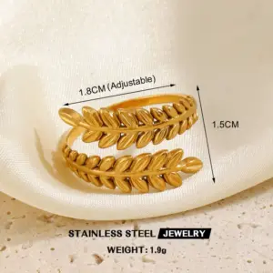 Golden Leaf Ring