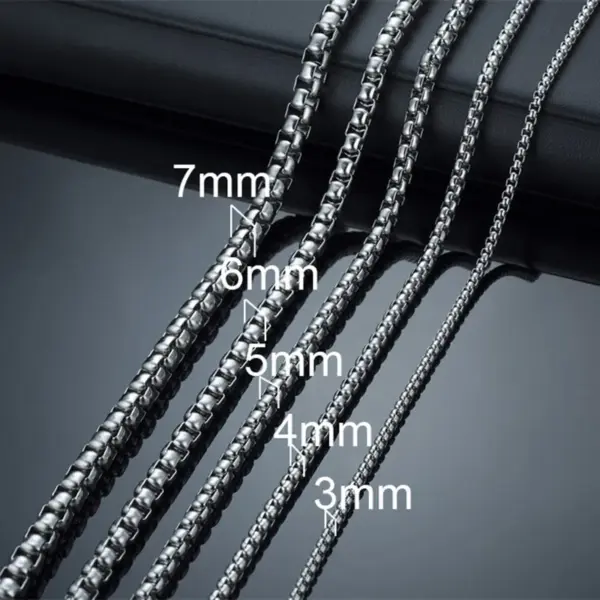 Wholesale Jewelry Modern Style Geometric 201 Stainless Steel Plating Stainless Steel Necklaces