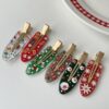 oly-c1d4dec6f831bc6e9b21622df7f06d76 Wholesale Candy Christmas Socks Elk English Letter Hair Clip