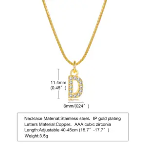 Gold / Letter D