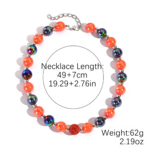 N2507-1 orange beads