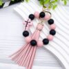 Wholesale Cross Beaded Bracelet Keychain
