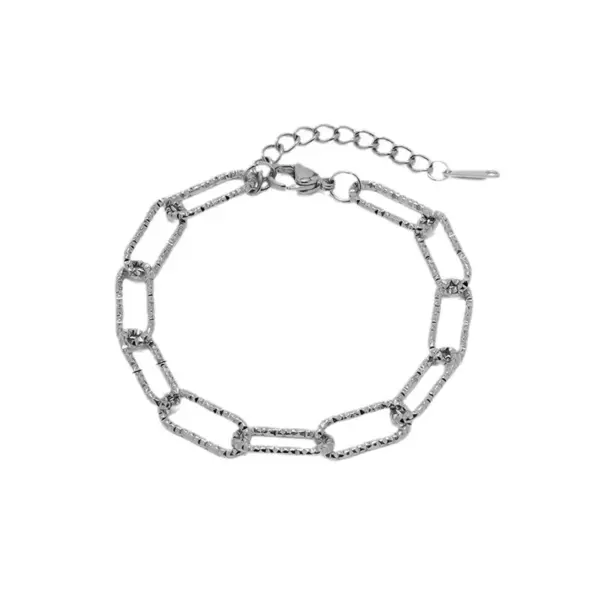 PVD Coated Real Gold Plated Geometric Titanium Steel Simple Style Commute Waterproof Non Tarnish Bracelets Necklace