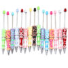 Wholesale Hand-Painted Beaded Pen Creative Oil Dripping DIY