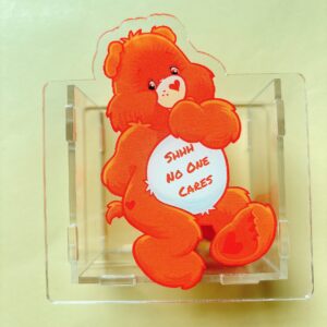 B230-dirty word rainbow bear pen holder