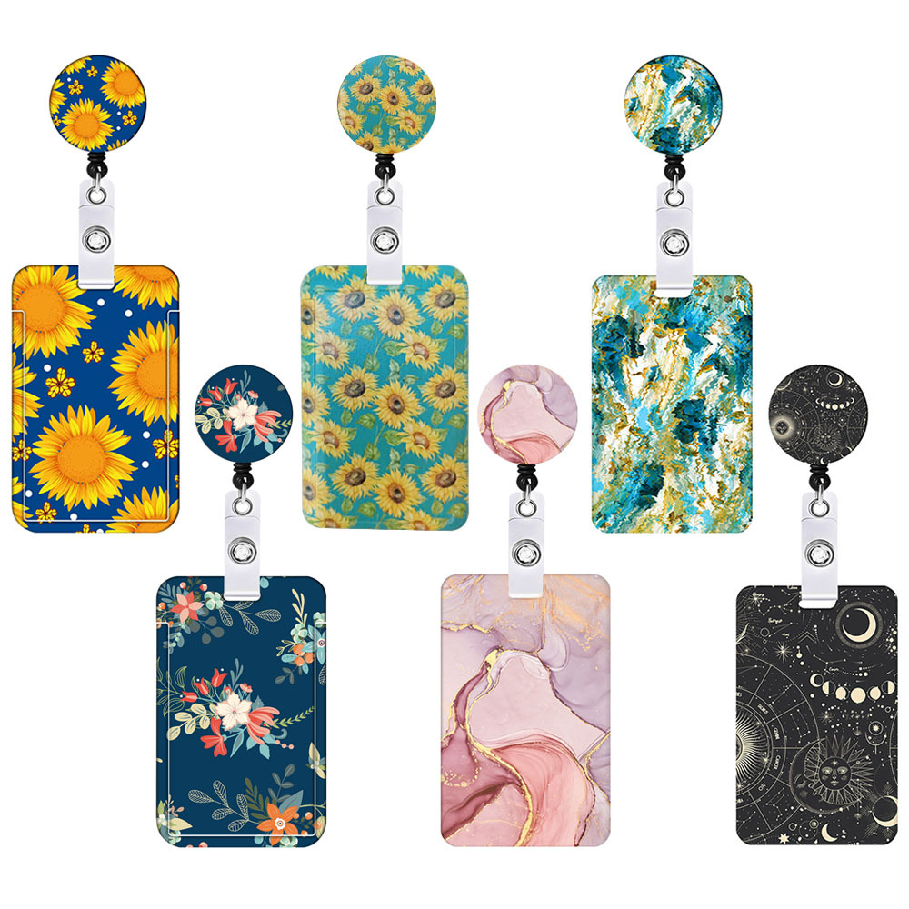 Wholesale Phone Hanging Chain Wrist Lanyard Key Pendant Telescopic Keychain Card Holder