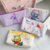 oly-c225302573add38bce8906c193bb46f2 Wholesale Japanese Style Pencil Bag Women's Large Capacity ins Canvas Stationery Bag Stitch Pencil Bag Small Fresh Style Storage Bag Multifunctional