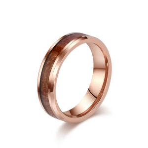 6mm rose gold / 9#