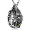 Wholesale One thought pendant Buddha magic necklace rich deer 925 silver ethnic retro men's pendant exaggerated personality jewelry