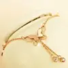Wholesale Simple Style Butterfly Stainless Steel Stainless Steel Bracelets In Bulk