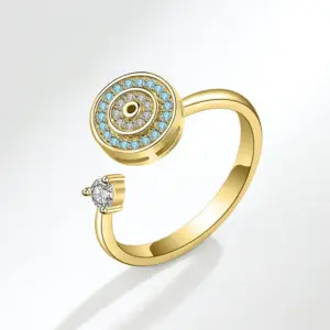 Es1720 [Yellow Gold]] / Adjustable Opening