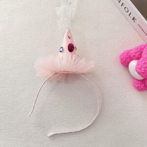 rhinestone pink hat-headband