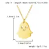 Wholesale 201 Stainless Steel Pumpkin Ghost Spider Plated KC Golden Plated Funny Asymmetrical Hollow Out O-shaped Chain Gold Black Pendant Necklace