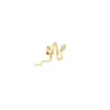 Wholesale Ear Cartilage Rings & Studs Fashion Snake Copper Plating Artificial Gemstones