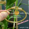 PVD Coated Real Gold Plated 18K Gold Heart Shape 304 Stainless Steel Simple Style Waterproof Non Tarnish 304 Stainless Steel Bangle