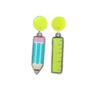 Wholesale Cross-border European and American New Graduation Season Teachers' Day Acrylic Earrings Color Pencil Ruler Earrings