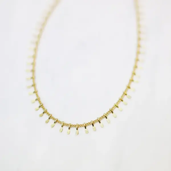 Wholesale Simple Style Water Droplets Copper Choker In Bulk