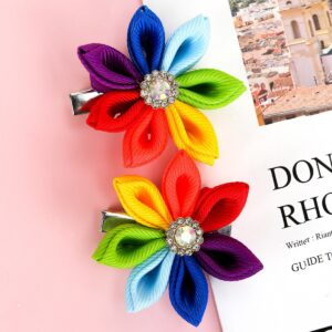 2/pack-rainbow flower