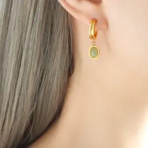 F742-Gold Earrings