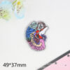 Wholesale New loose powder cross-border cartoon organ medical letter bag jewelry acrylic pin cute DIY patch