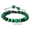 Wholesale 1 Piece Fashion Gradient Color Tiger Eye Beaded Bracelets