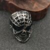 oly-c29971a8d9489cb5dac8f66ac618786c Wholesale European and American Rock Gothic Band Punk Exaggerated Retro Skull Spiderman Titanium Steel Men's Ring
