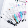 Wholesale New Pearl Sugar Beaded Pen DIY Crystal Pearl Beaded Ballpoint Pen Gestars Hot Blind Box Cute Pen