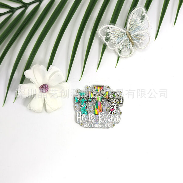 Wholesale 10pcs/pack Sequin Acrylic DIY Accessories and Jewelry - Faith Series