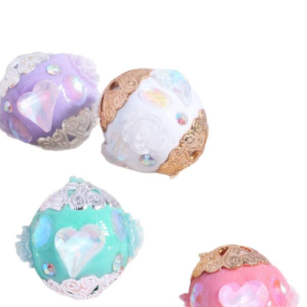 Wholesale Nepalese ethnic style love loose beads straight hole beads DIY