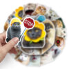 oly-c2ad8af0e4d66d604c7f8ac6b666860a Wholesale 50pcs cat expression bag graffiti personality sticker
