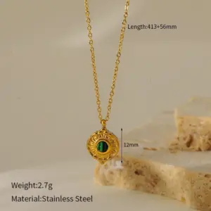 13 # Malachite / Gold