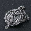 oly-c2cd94a443c3cdc3167586ceaa866d1d Wholesale Nordic Viking Crow Amulet pendant necklace black bird Celtic Eagle men vintage jewelry