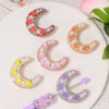 Wholesale Fruit Moon with Perforated Acrylic Beads
