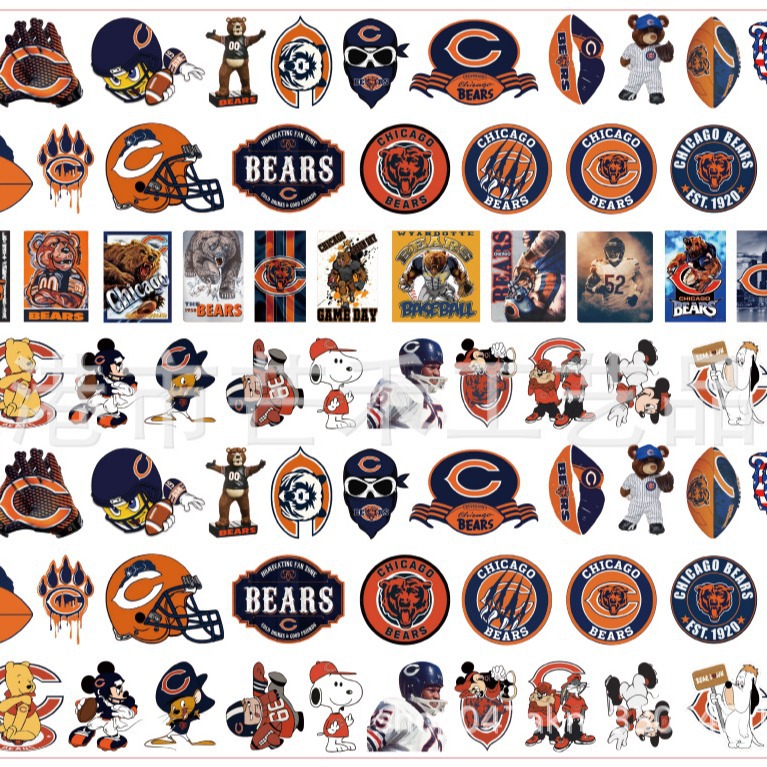 Wholesale Bear patch acrylic piece DIY aessories 2/4/6/8cm