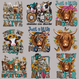oly-c30d3baa79794792e480949476fef3a5 Wholesale Cartoon letter bull head heat transfer printing