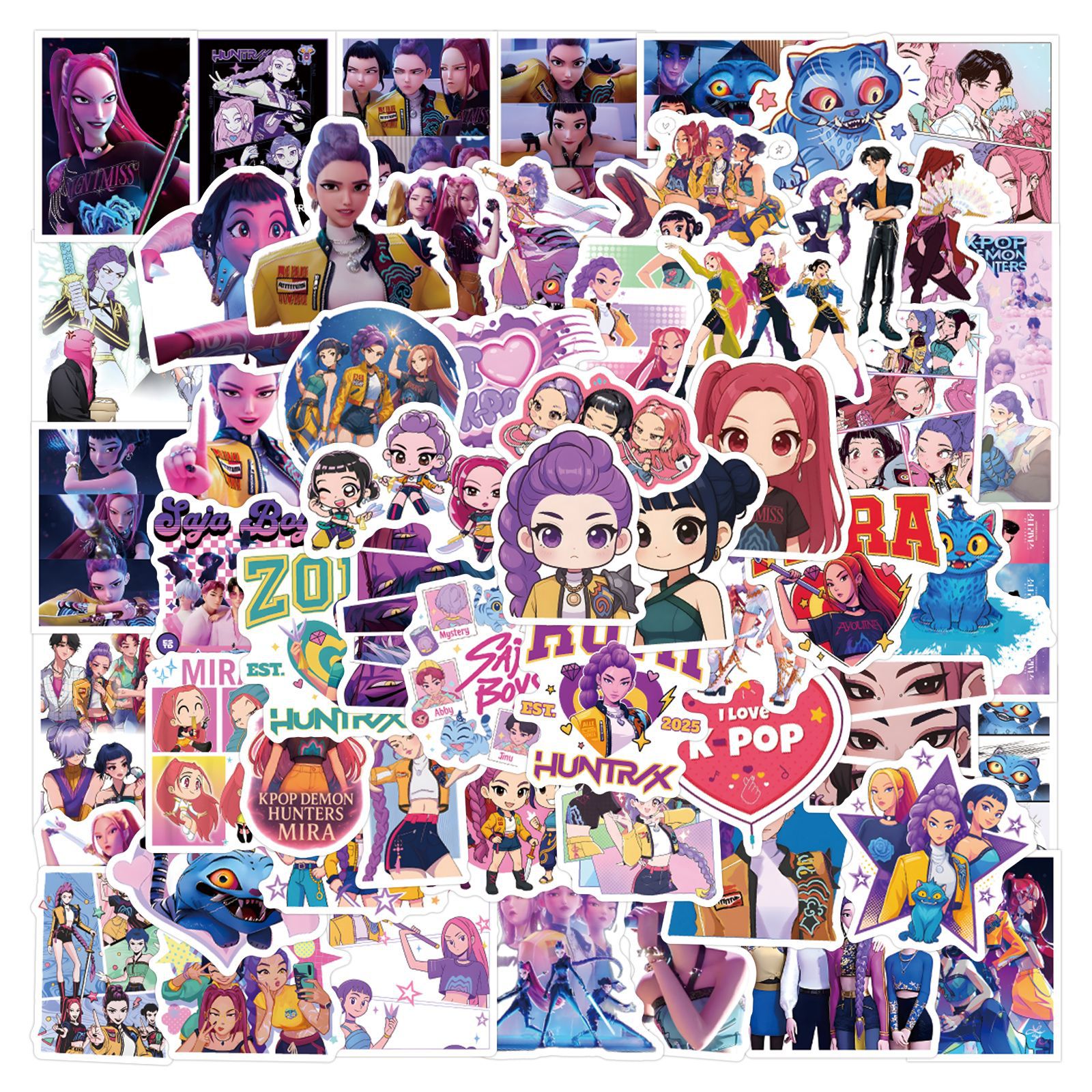 Wholesale 55-1 Anime Stickers for Lage and Computers, Waterproof Stickers, OLY Exclusive