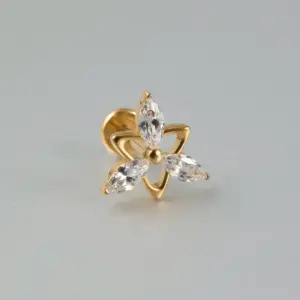 #1 Gold / Rod Thickness * Rod Length 1.2x8mm