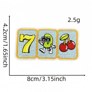 Green plant cloth stickers 14#