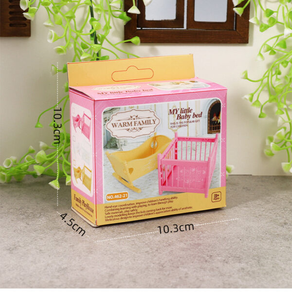 oly-c335c1db0ca36417d8da7ecdcd1c52df Wholesale miniature model furniture cradle crib surround bed Doll Accessories