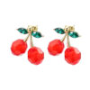 oly-c33af2fa54fe2e6d213d0cfd9518a468 Wholesale Fashion red cherry earrings temperament new exquisite cute sweet white pendant high design all-match earrings