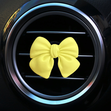 Wholesale Cute candy-colored bow car decoration
